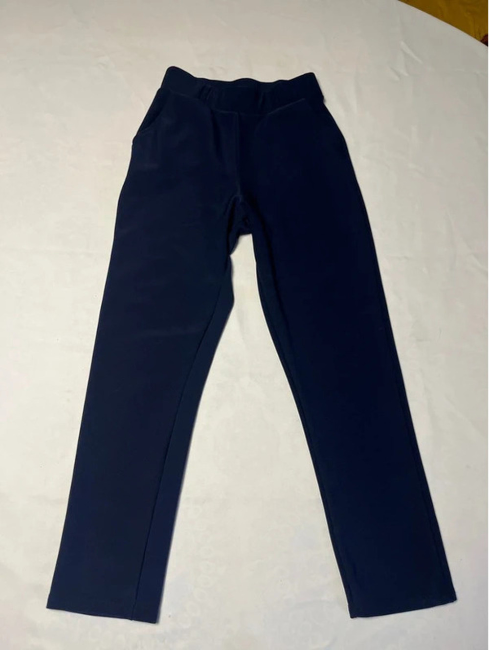 Woman size small slacks,dress pants navy blue